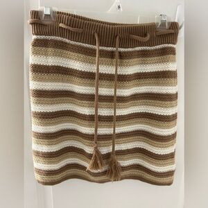 BOHO beach crocheted skirt